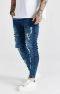 Men’s Premium Skinny Stretch Ripped Jeans