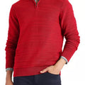 Chaps Textured Zip Mock Sweater