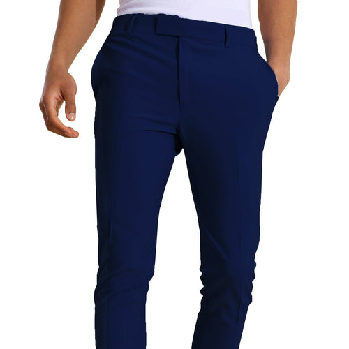 Men’s Dress Slim Pants - Azzuro