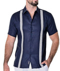 Men’s Linen S/S Embroidered Guayabera