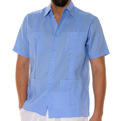 Men’s 100% Linen S/S Guayabera